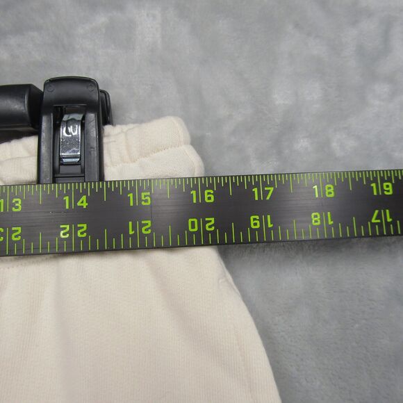 Peloton Women’s Size Large Unwind French Terry Cloth Women's Shorts Cream NWT - Picture 8 of 13